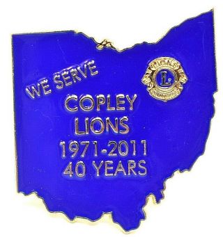 Rare 1974 - 2011 Ohio Lions Club Int 