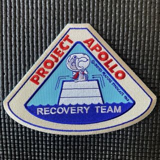 Nasa Project Apollo Recovery Team - Space Patch - 6” X 4”