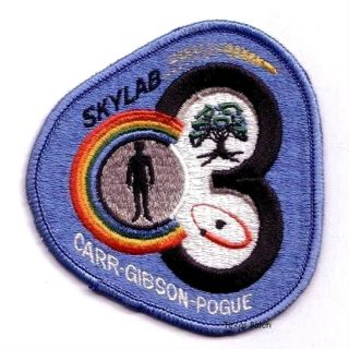 Nasa Skylab Iii Sl - 3 Slm - 2 2nnd Crewed Mission 7/28/1973 Iron - On Patch