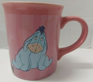 Disney Store Eeyore Large Coffee Tea Mug Cup Singin’ The Blues Holds 16 Oz.