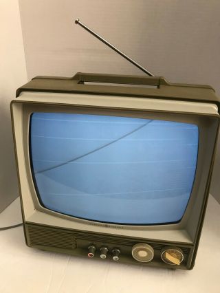 Vintage General Electric Television Tv Model No.  Wm153sgy - 2 120 V 110 W 12 " Usa
