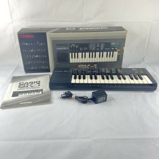 Casio Vintage 1980s Sk - 1 32 Key Sampling Synthesizer Keyboard Parts