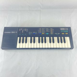 Casio Vintage 1980s SK - 1 32 Key Sampling Synthesizer Keyboard Parts 2