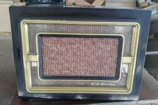 Vintage Rca Bakelite 45 Rpm Record Player 45 - Ey - 4,  No Damage.  Read.  Look