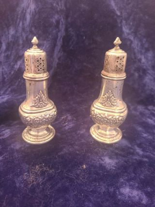 Bollicelli Sterling By Frank M Whiting 830 Salt Shakers 110 Grams