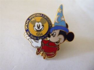 Disney Trading Pin 281 Wdw - 1994 Disneyana Convention - Logo Sorcerer Mickey