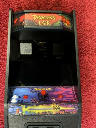 Replicade Wave Toys Dragon ' s Lair Mini Arcade Machine DON BLUTH 6