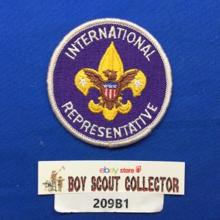 Boy Scout Adult Position Patch International Representative