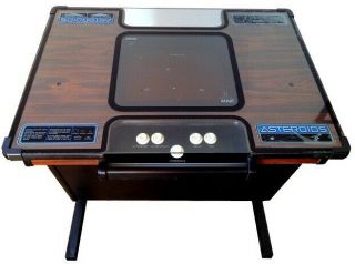 Asteroids Arcade Cocktail Machine By Atari 1979  Rare