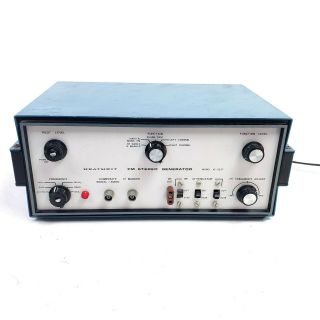 Vintage Heathkit Fm Stereo Generator Ig - 5237 Kit Powers On