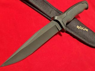 Buck Nighthawk 650 /usa Made Vintage 1994 Tactical Fixed Blade Knife With Sheath