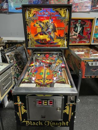 1980 Williams Black Knight Pinball Machine Classic