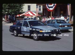 Massachusetts State Police Ford Crown Victoria Police Car Fire Apparatus Slide