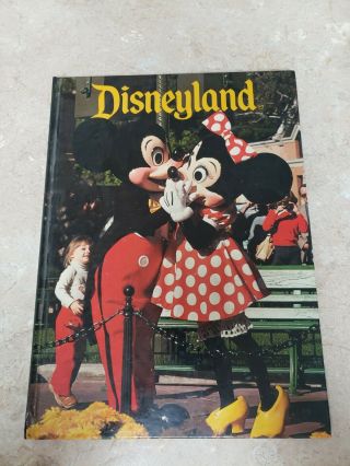 Vtg 70s Disneyland Hardcover Souvenir Book Children 
