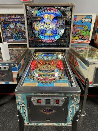 1980 Bally Silverball Mania Pinball Machine Classic Leds Plays Great