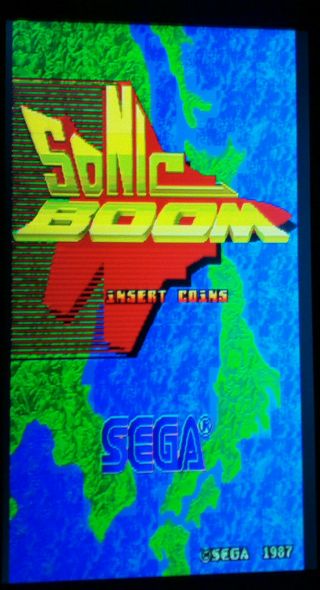 Sonic Boom Sega System16 Arcade Pcb Non Jamma Rare