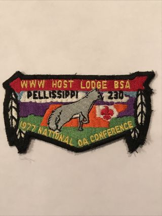 Pellissippi Lodge 230 1977 Noac Host Flap