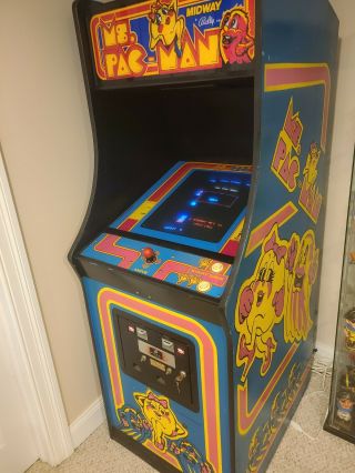 1981 Ms Pacman Classic Arcade Standup In