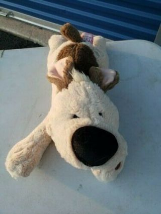 Disney Store Mulan Little Brother Dog Plush 14 " Stuffed Animal