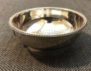 English Sterling Silver Tea Strainer 19th Century 58 Grams