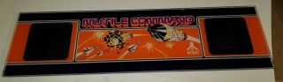 Atari Missile Command Arcade Marquee