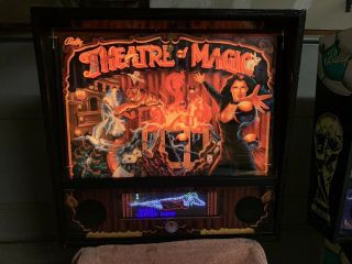 Bally Theatre Of Magic Pinball Machine Color Dmd Leds