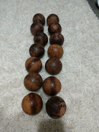 Skee Balls,  Wood Composite Skeeballs Size 3 Good Shape Rare,  For All