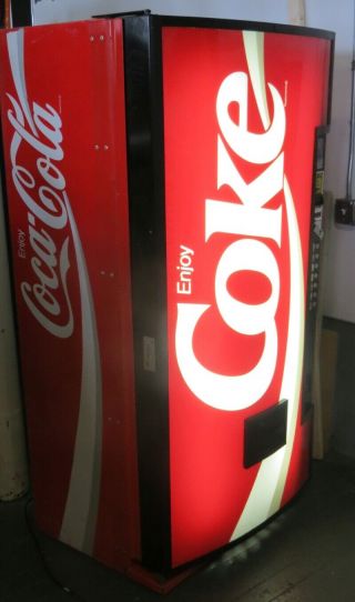 Coke Dixie Narco Vending Machine Vends Cans Complete Machine Available