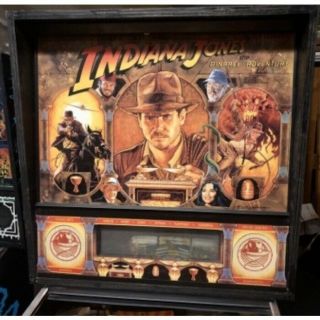 Williams Indiana Jones Pinball Machine Cabinet Decals Leds