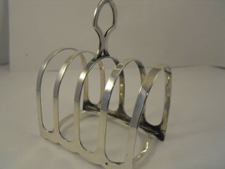 Solid Silver Toast Rack,  Sheffield 1908,  Harrison Brothers & Howson