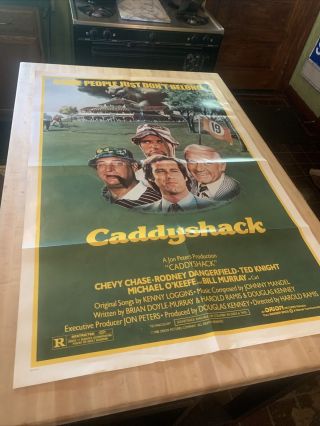 Vintage 1980 Caddyshack One Sheet Movie Poster￼