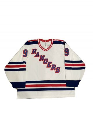Vintage Adam Graves 9 York Rangers Jersey - Size Xl Hockey Nhl
