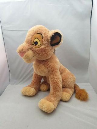 Disney World Lion King Simba 14 " Soft Plush Toy With Tag