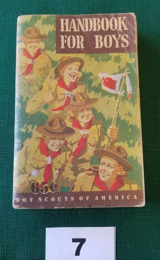 Boy Scout Handbook For Boys 1948,  - First Printing Of Fifth Edition