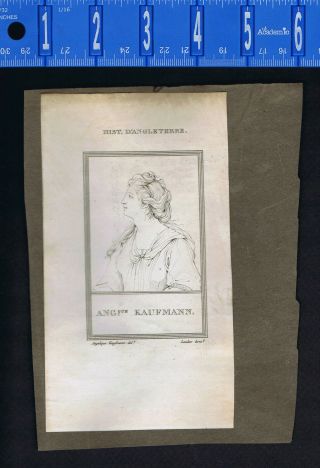 Angelica Kauffman,  Swiss Painter & Joseph Ii,  Holy Roman Emperor - 1809 Prints