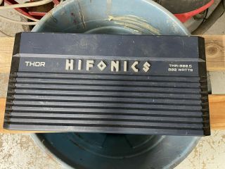 Old School Hifonics Thor Tma - 800.  5 Car Stereo Amplifier Amp Vintage