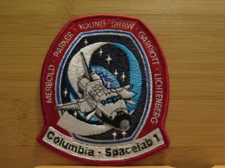 Nasa Space Shuttle Mission Patch - Sts - 9 Columbia - Spacelab 1