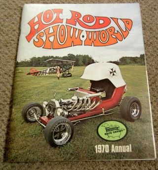 Hot Rod Show World 1970 Rare First Edition Red Baron Issue,  Isca Snake Mongoose