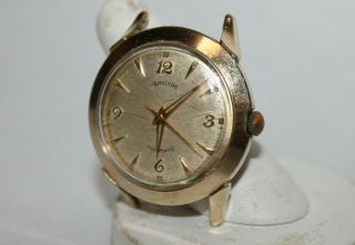 Vintage Mens Hamilton Automatic Watch 661 17j K - 450 10k Gf Stainless