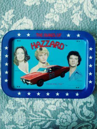Vintage 1981 The Dukes Of Hazzard Metal Tv/lap Tray