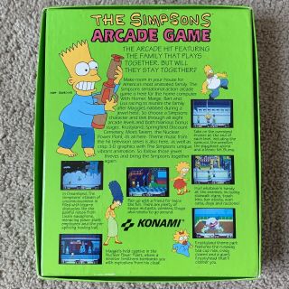 The Simpsons Arcade Game - Konami - Vintage 1991 - MS - DOS - 3.  5 HD 3