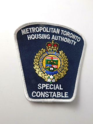Metropolitan Toronto Housing Authority Police Special Constable Patch Badge