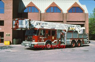 Fire Apparatus Slide,  Platform 1,  North York / On,  1993 Spartan / Smeal