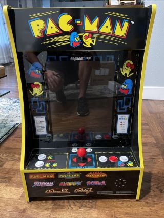 Arcade1up 8 - In - 1 Pac - Man Partycade Arcade With 8 Games Open Box No Sound