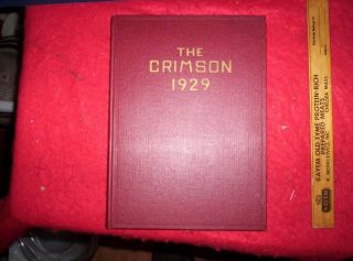 Yearbook East Providence Rhode Island East Providence High School Crimson 1929