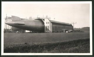 Fotografie Luftschiff Graf Zeppelin Lz - 127 In Luftschiffhalle Zu Friedrichshafe