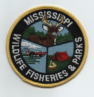 Mississippi Wildlife Fisheries & Parks Uniform Patch,