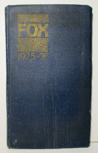 Fox Film Corp 1925 - 1926 Exhibitor 