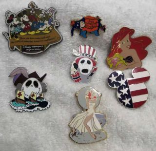 You Can Win If You Lucky To See 20 Disney Rare Fantasy Pins Mickey,  Ariel