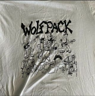 Vintage Nyhc Shirt Ny Wolfpack Cro Mags Agnostic Front 80s Hardcore Antidote